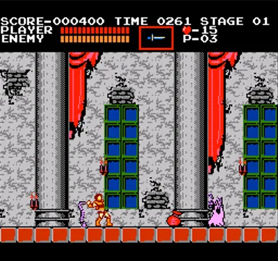 スマートフォン版『悪魔城ドラキュラ』のゲーム画面